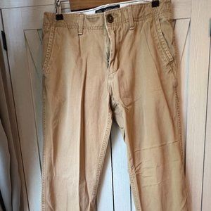 American Eagle, Relaxed Straight, Khaki Pant, 30x34